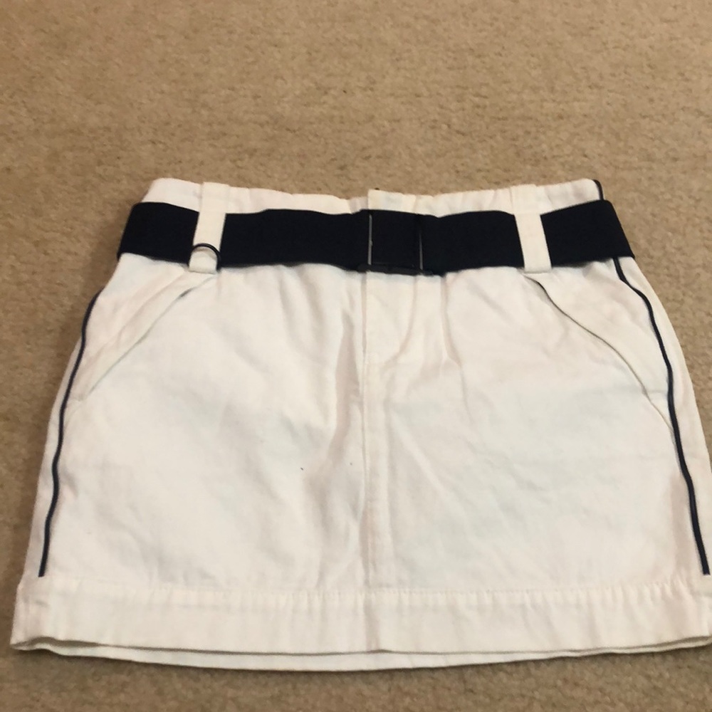 A/X Armani exchange white belted skirt size small